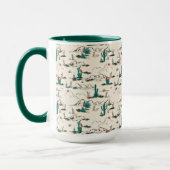Mug Motif de floraison de Succulents (Gauche)