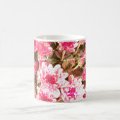 Mug Motif de floraison florale rose – Conception botan (Centre)