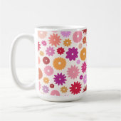 Mug Motif de floraisons colorées (Gauche)