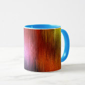 Mug Motif de fond coloré (Devant droit)