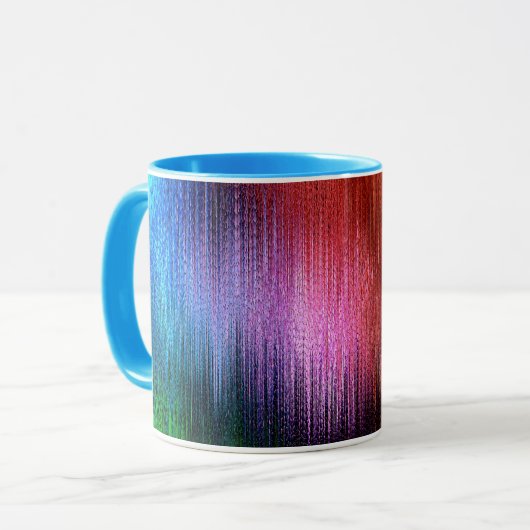Mug Motif de fond coloré (Devant gauche)