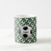 Mug Motif de football personnalisé (Centre)