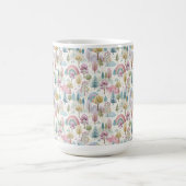 Mug Motif de forêt de Pâques pastel (Centre)