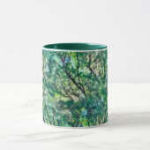 Mug Motif de forêt verte aquarelle (Centre)