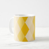 Mug Motif de forme Rhombus à teinte jaune (Devant gauche)