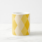 Mug Motif de forme Rhombus à teinte jaune (Centre)