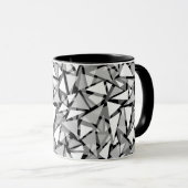 Mug motif de formes de triangles géométriques (Devant droit)