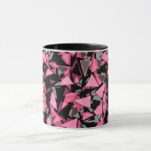 Mug motif de formes de triangles géométriques (Centre)