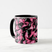 Mug motif de formes de triangles géométriques (Devant gauche)