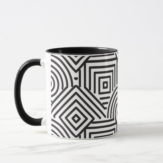 Mug Motif de formes géométriques (Gauche)