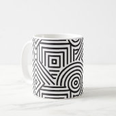 Mug Motif de formes géométriques (Devant gauche)