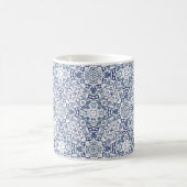 Mug Motif de formes géométriques bleu pastel (Centre)