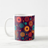 Mug Motif de formes géométriques multicolores (Gauche)
