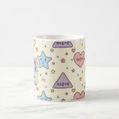 Mug Motif de formes mathématiques d'enseignant mignon (Centre)