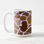 Mug Motif de fourrure de girafe multicolore (Gauche)