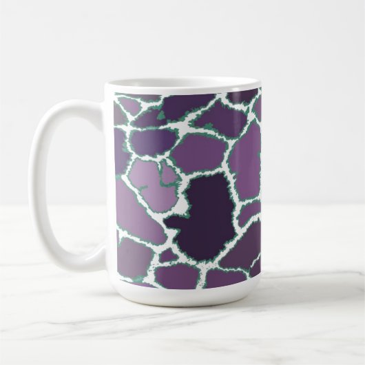 Mug Motif de fourrure de girafe multicolore (Gauche)