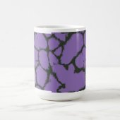 Mug Motif de fourrure de girafe violette (Centre)