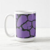 Mug Motif de fourrure de girafe violette (Gauche)