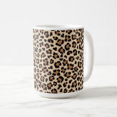 Mug Motif de fourrure léopard (Devant droit)