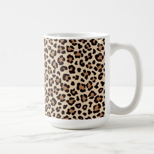 Mug Motif de fourrure léopard (Droite)