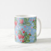Mug Motif de fraise aquarelle (Devant droit)