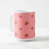 Mug Motif de fraises (Devant gauche)