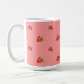Mug Motif de fraises (Gauche)