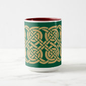 Mug Motif de frise de nœuds celtiques (Centre)