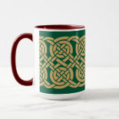Mug Motif de frise de nœuds celtiques (Gauche)