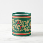 Mug Motif de frise de vigne de style médiéval (Centre)