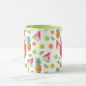 Mug Motif de fruit glacé d'aquarelle (Centre)