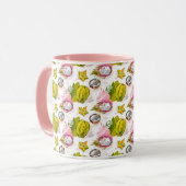 Mug Motif de fruit texturisé par carte blanche (Devant gauche)
