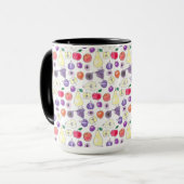 Mug Motif de fruits (Devant gauche)
