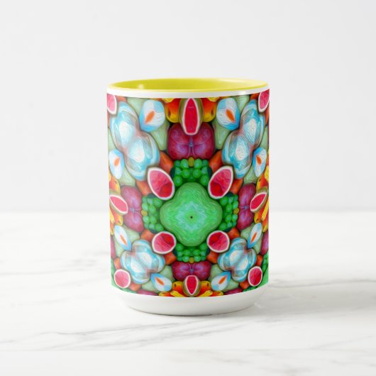 Mug Motif de fruits coloré (Centre)