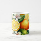 Mug Motif de fruits d'agrumes à l'aquarelle (Centre)