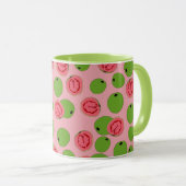 Mug Motif de fruits de goyave (Devant droit)
