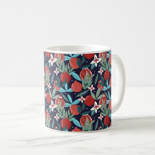 Mug Motif de fruits de grenade sans joint (Devant droit)