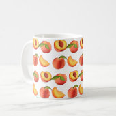 Mug Motif de fruits de pêche (Devant gauche)