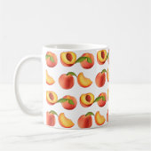 Mug Motif de fruits de pêche (Gauche)