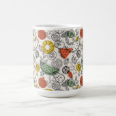 Mug Motif de fruits de style Vintage rétro (Centre)