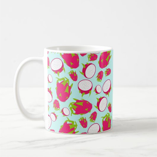 Mug Motif de fruits dragon (Gauche)