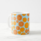 Mug Motif de fruits orange (Devant gauche)