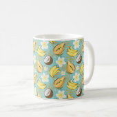 Mug Motif de fruits tropicaux d'été (Devant droit)