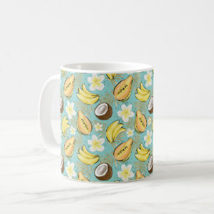 Mug Motif de fruits tropicaux d'été