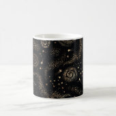Mug Motif de galaxie Gold Star Constellation (Centre)