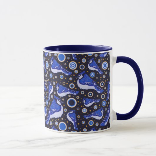 Mug Motif de geai bleu (Droite)