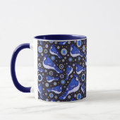 Mug Motif de geai bleu (Gauche)