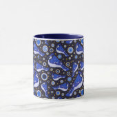 Mug Motif de geai bleu (Centre)