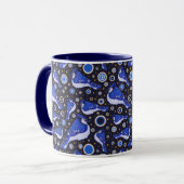 Mug Motif de geai bleu (Devant gauche)