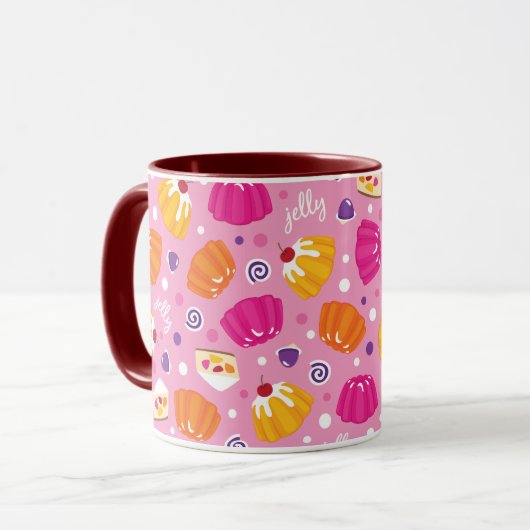 Mug Motif de gelée douce (Devant gauche)